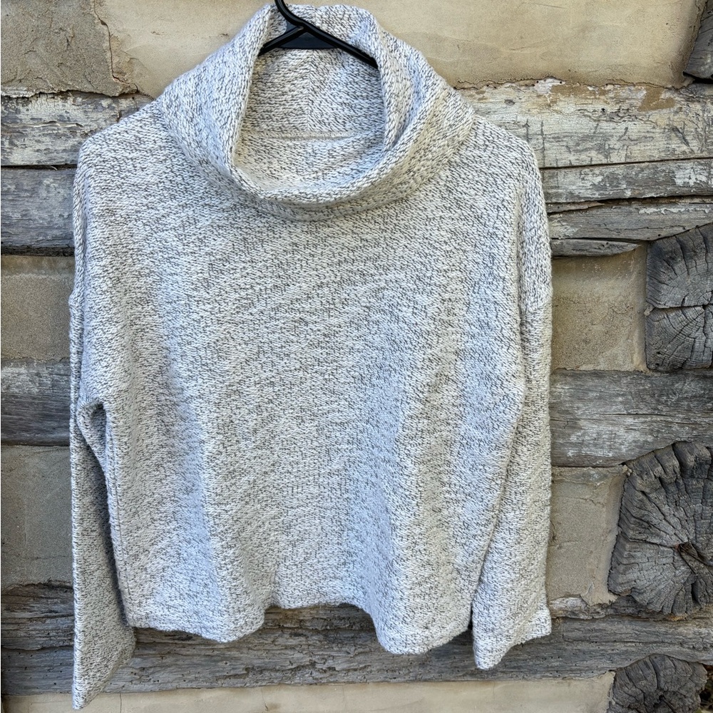 Madewell Women’s Cowl Neck Marbled Pullover Sweater Size S/M